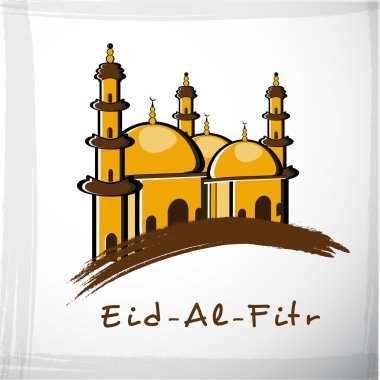 Müslüman topluluk festival eid mubarak arka plan..