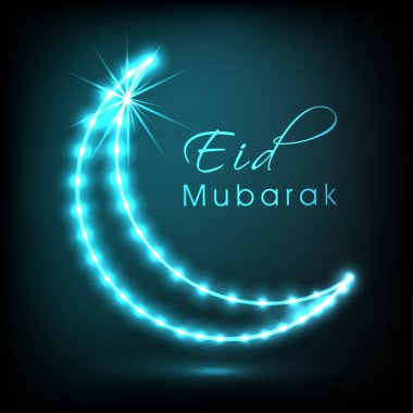 Müslüman topluluk festival eid mubarak arka plan..