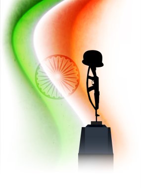 15 Ağustos Hindistan Bağımsızlık günü arka plan ile.