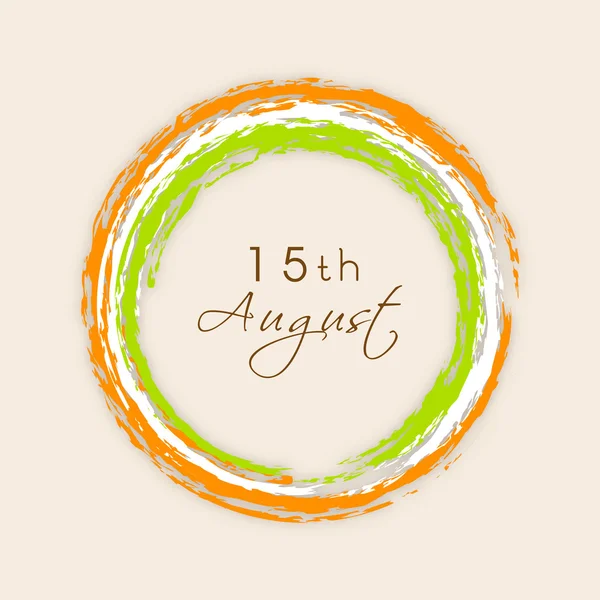 15th of August, Indian Independence Day background. — Stock Vector