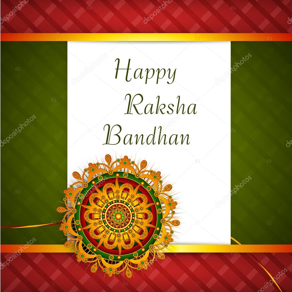 Happy Raksha Bandhan Indian festival background .