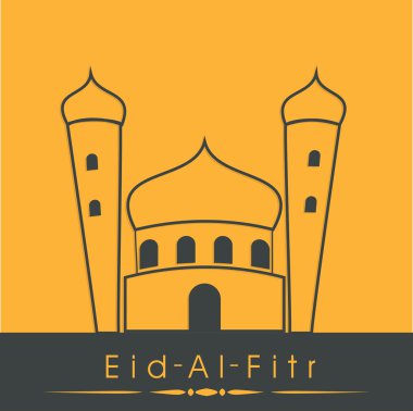 Müslüman topluluk festival eid mubarak arka plan..