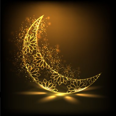 Müslüman topluluk festival eid mubarak arka plan..