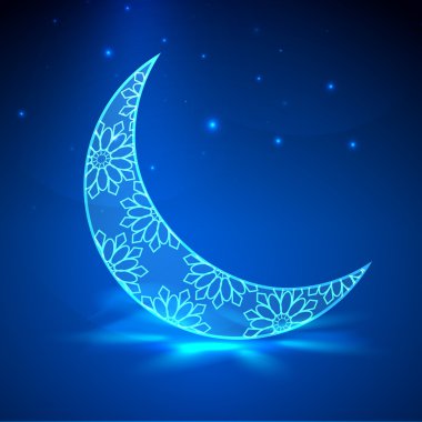 Müslüman topluluk festival eid mubarak arka plan..