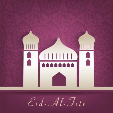 Müslüman topluluk festival eid mubarak arka plan..