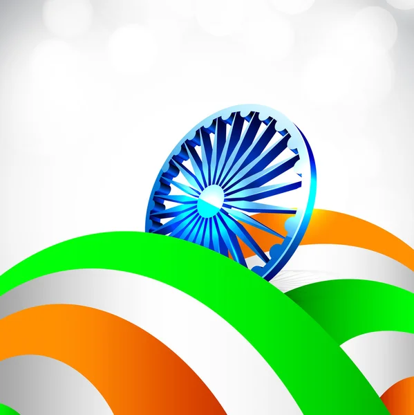 15 de agosto, fundo do Dia da Independência da Índia . —  Vetores de Stock