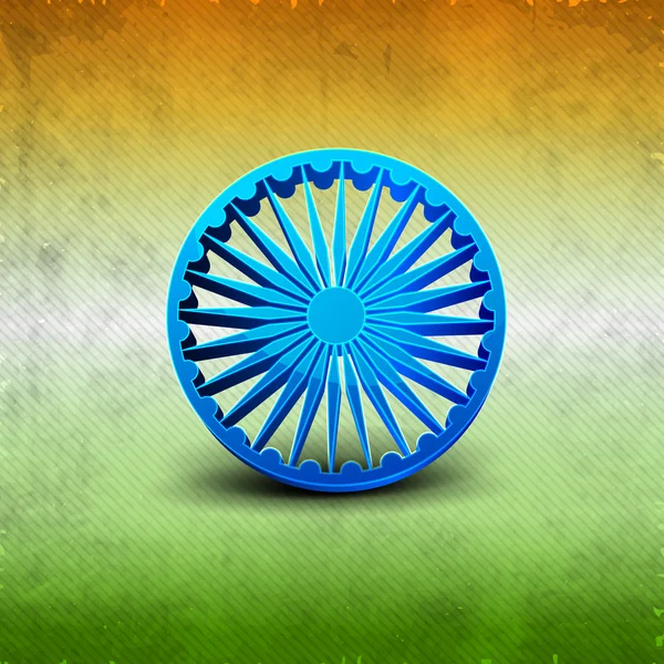 15 Ağustos, Hindistan Bağımsızlık günü arka plan ile. — Stok Vektör