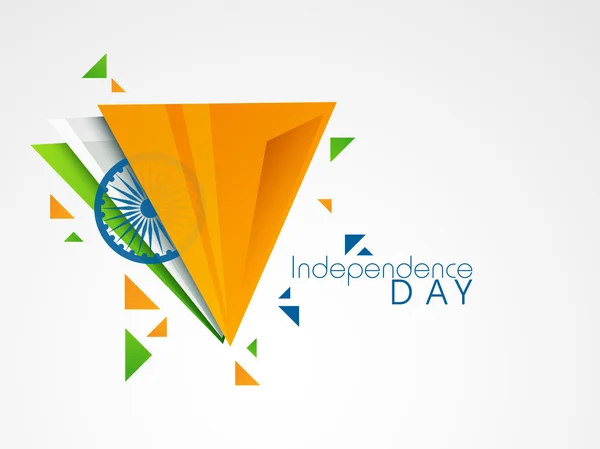 15 agosto, Indiano Independence Day sfondo . — Vettoriale Stock