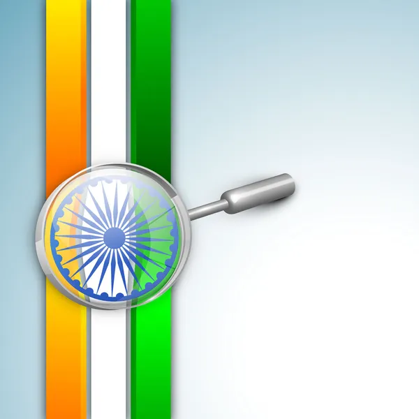 Indiase Onafhankelijkheidsdag 15e augustus achtergrond. — Stockvector