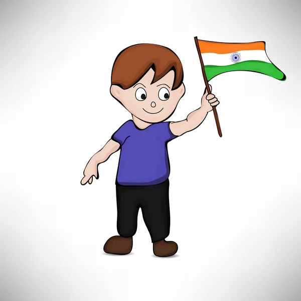 Jour de l'indépendance indienne 15 août fond . — Image vectorielle