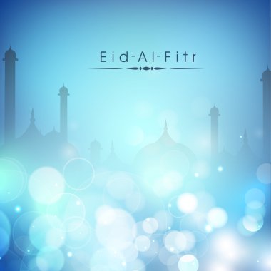 Müslüman topluluk festival eid mubarak arka plan..