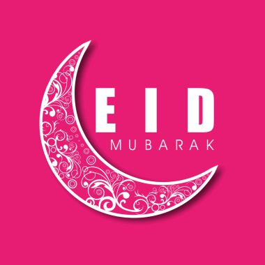 Müslüman topluluk festival eid mubarak arka plan..