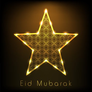 Müslüman topluluk festival eid mubarak arka plan..