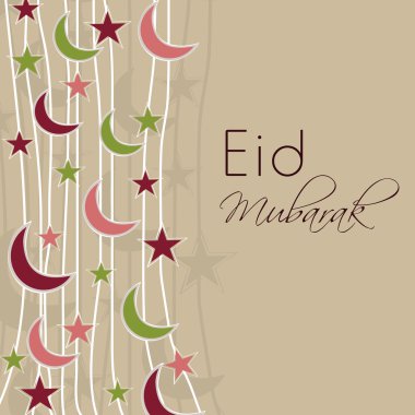 Müslüman topluluk festival eid mubarak arka plan..