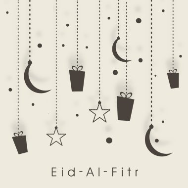 Müslüman topluluk festival eid mubarak arka plan..