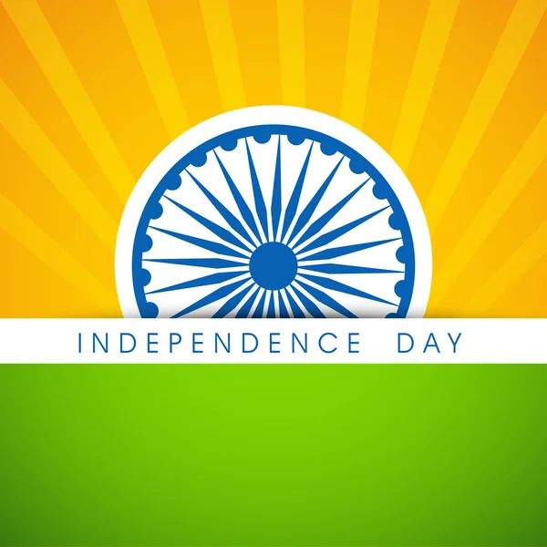 15 de agosto, fundo do Dia da Independência da Índia . — Vetor de Stock