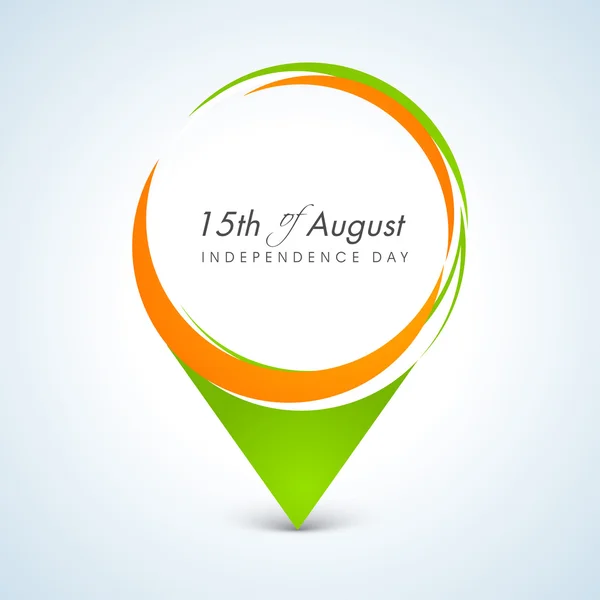 15th of August, Indian Independence Day background. — Stock Vector