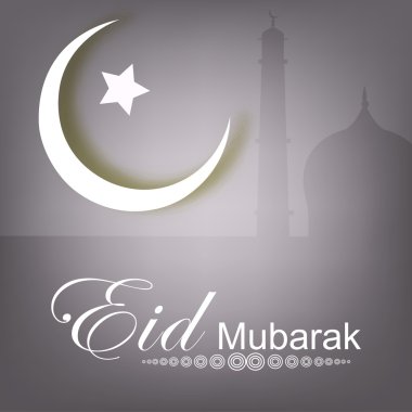 Müslüman topluluk festival eid mubarak arka plan..