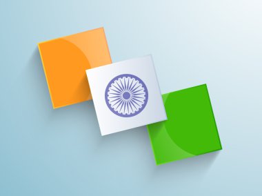 15 Ağustos, Hindistan Bağımsızlık günü arka plan ile.