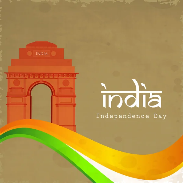 15-én augusztus, indiai függetlenség napja háttér. — Stock Vector