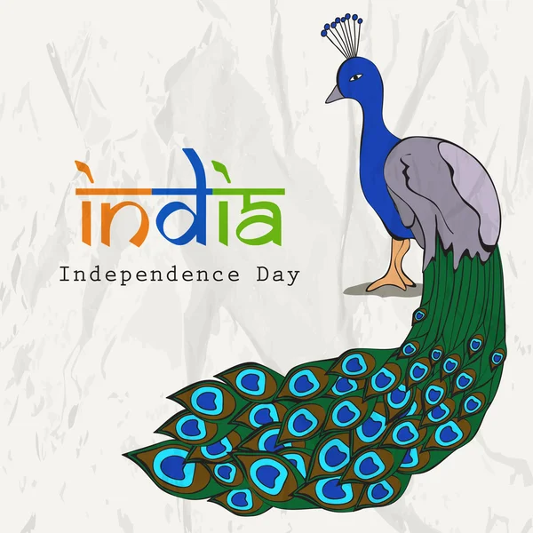 15 de agosto, Día de la Independencia India fondo . — Archivo Imágenes Vectoriales