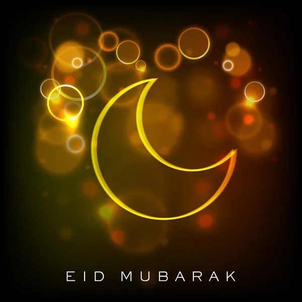 Islamitische Gemeenschap festival eid mubarak achtergrond. — Stockvector