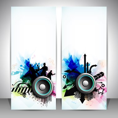 müzikal banner koymak.