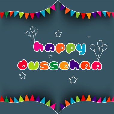 Hint Festivali mutlu dussehra arka plan.