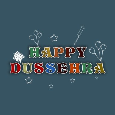 Hint Festivali mutlu dussehra arka plan.