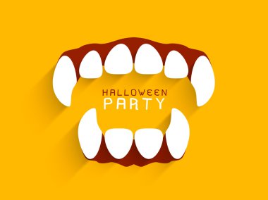 korkutucu poster, afiş veya Cadılar Bayramı partisi el ilanı.