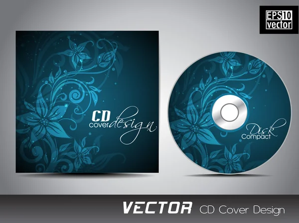 Conception de couverture de CD pour votre entreprise . — Image vectorielle