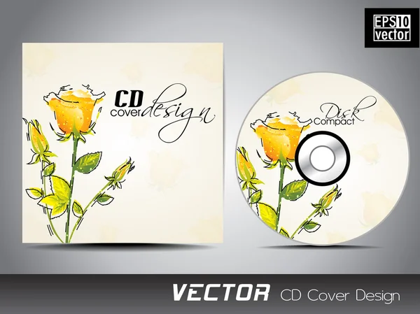 Diseño de portada de CD para su negocio . — Vector de stock