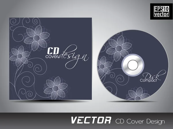 CD-Cover Design für Ihr Unternehmen. — Stockvektor
