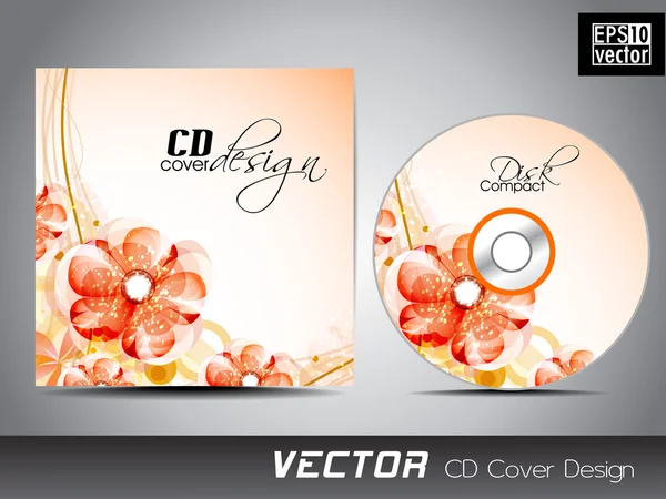 Design de capa de CD para o seu negócio . —  Vetores de Stock
