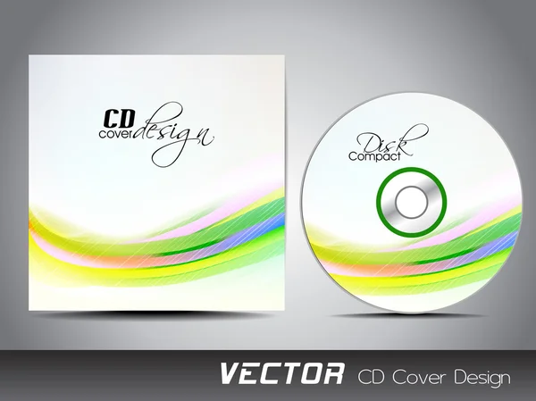 Diseño de portada de CD para su negocio . — Archivo Imágenes Vectoriales