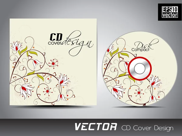 Cd cover ontwerp voor uw bedrijf. — Stockvector