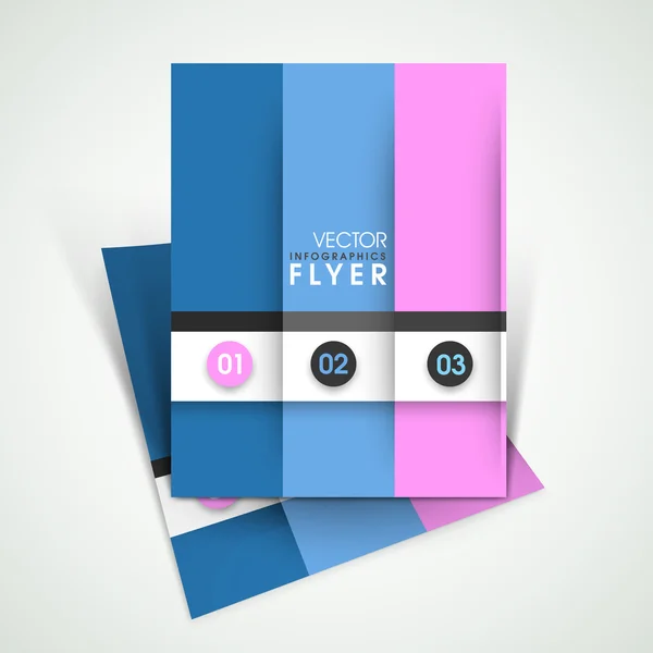 Professionele sjabloon folder, corporate brochure of cove — Stockvector