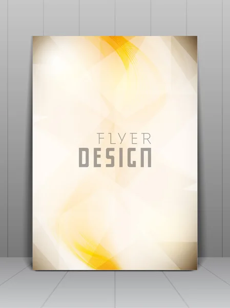 Professional business flyer template or corporate banner design, — Stock Vector