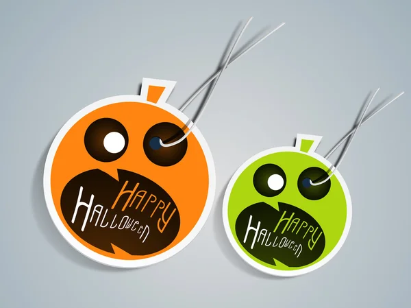 Scary poster, banner or flyer for Halloween Party. — Stock Vector