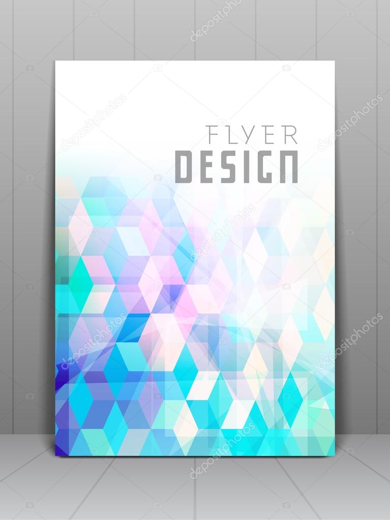 Professional business flyer template or corporate banner design,