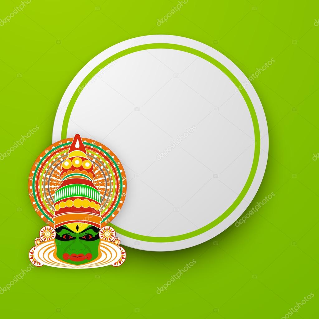 South Indian festival Onam wishes background