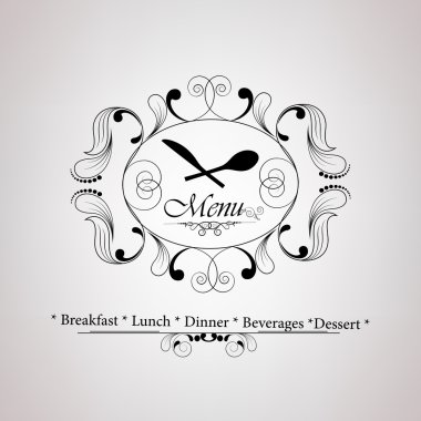 Restoran Menü Kart tasarımı.