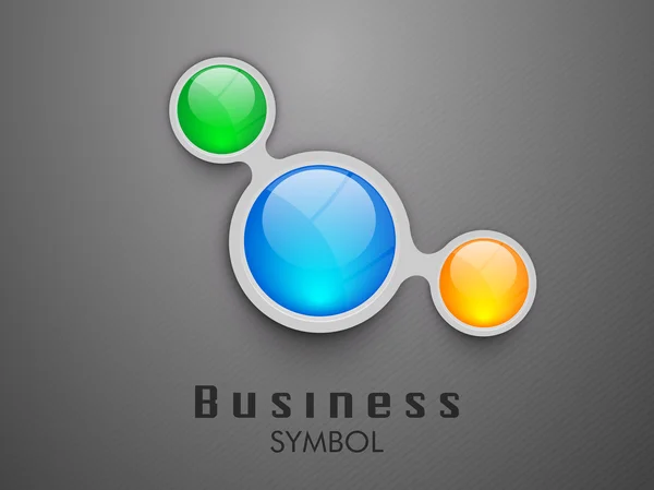 Corporate pictogram of zakelijke symbool. — Stockvector