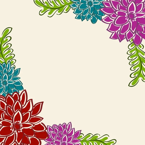 Fundo floral bonito. — Vetor de Stock