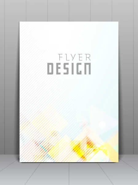 Professional business flyer template or corporate banner design, — Stock Vector