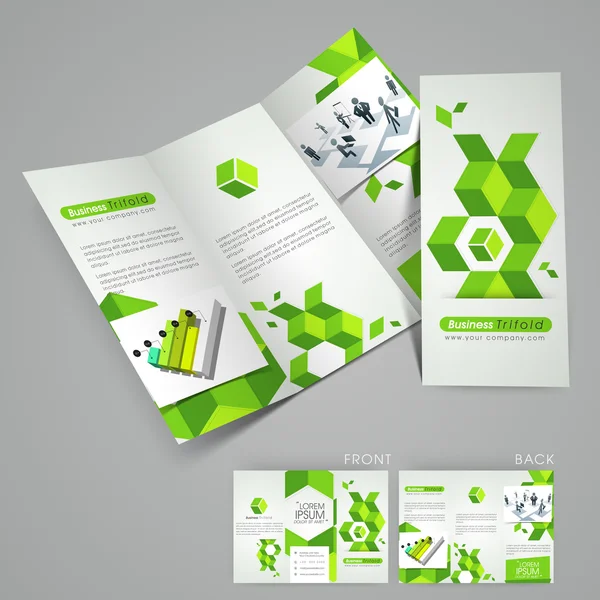 Modello professionale di business flyer, brochure aziendale o design di copertina, può essere utilizzato per la pubblicazione, la stampa e la presentazione . — Vettoriale Stock