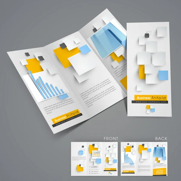 Profesionální obchodní flyer šablony, firemní brožury nebo obalový design, lze použít pro vydavatelství, tisk a prezentaci. — Stockový vektor