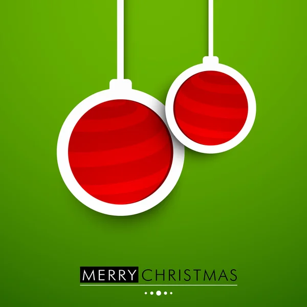 Merry Christmas celebration background. — Stock Vector