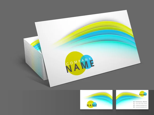 Conjunto de cartão de visita profissional e designer ou conjunto de cartão de visita . — Vetor de Stock