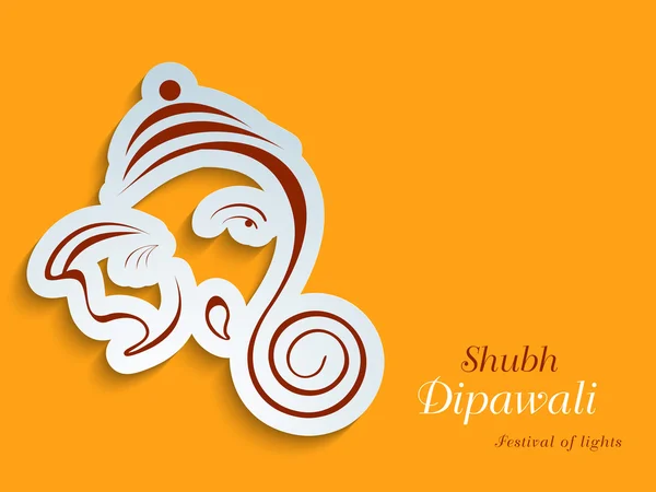 Happy Diwali, festival de celebración de luces en la India . — Vector de stock